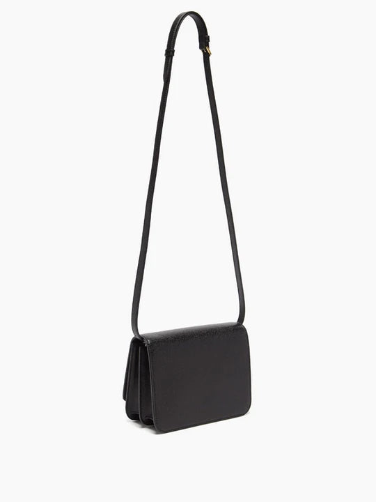 TB Monogram Grainy Leather Cross Body Bag